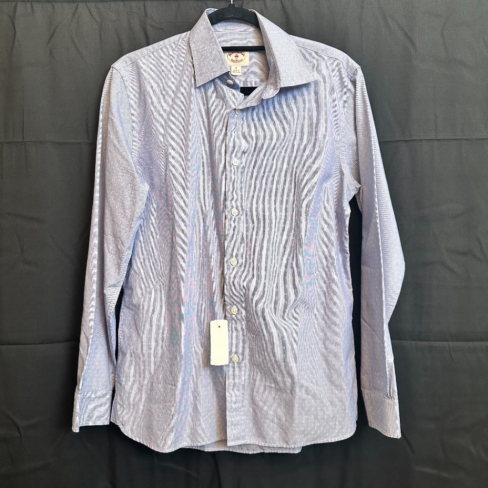 *Brooks Brothers* - Striped NINE-TO-NINE DOBBY SHIRT. Size Small.